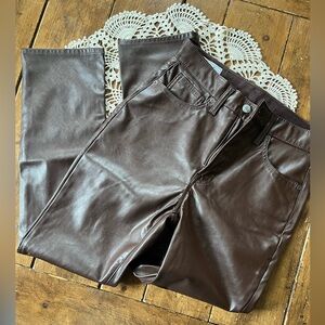 Gap Vintage Slim High Rise Faux Leather Pants 27 | 4R